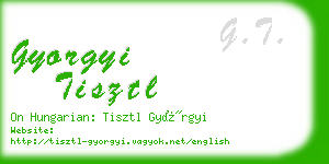 gyorgyi tisztl business card